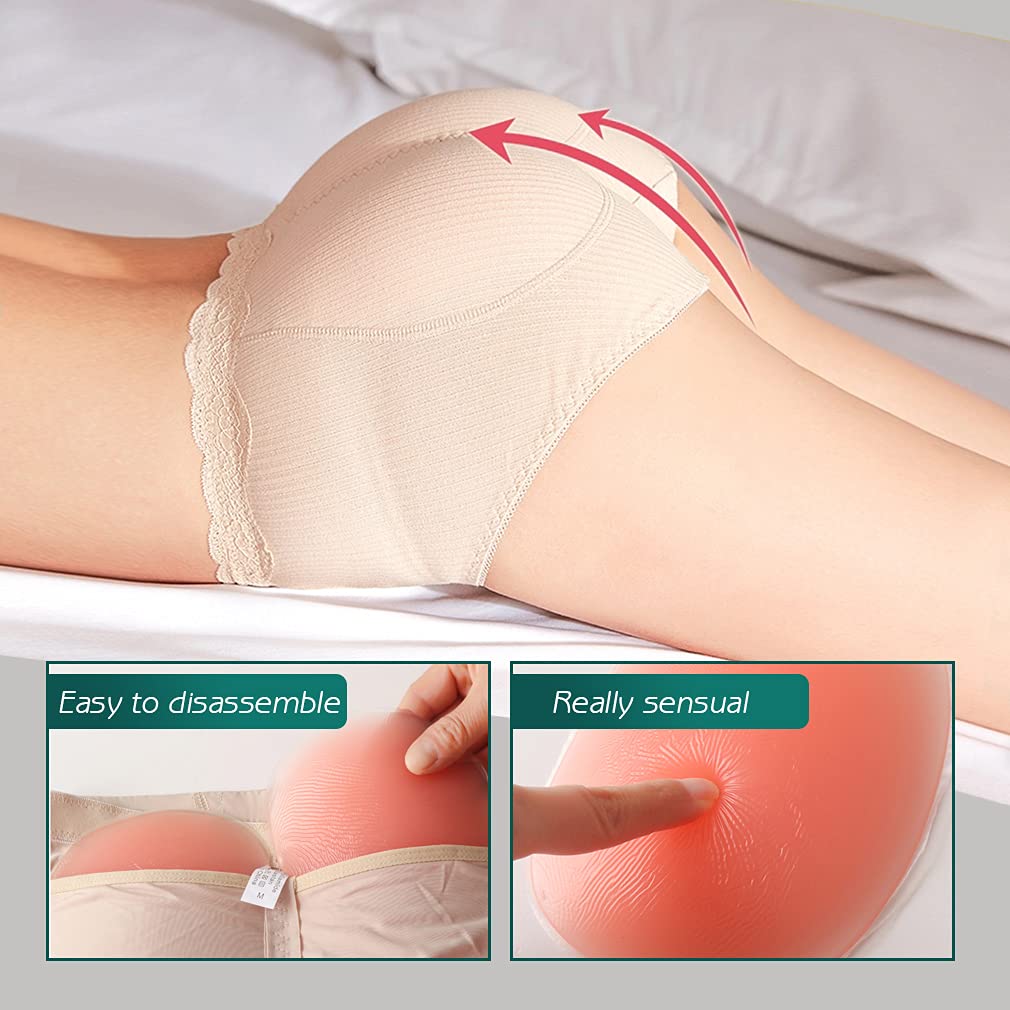 300G Silicone Butt Pads Buttock Enhancer Underwear Silicone Padded Panties for Women
